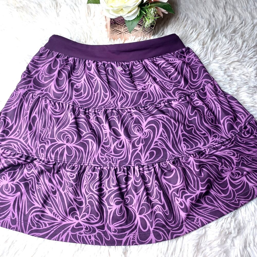 prAna Breathe Purple Athletic Skirt S